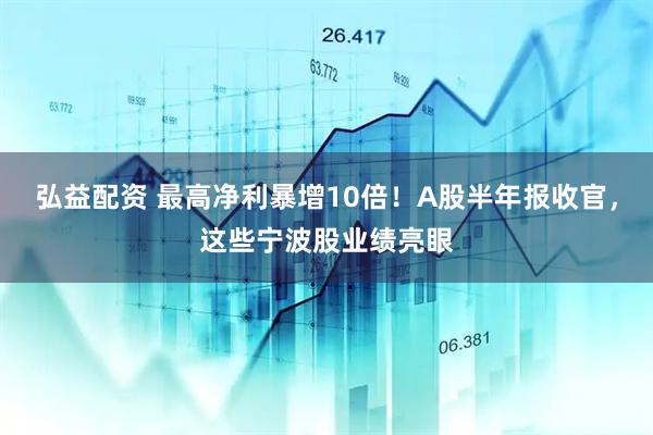 弘益配资 最高净利暴增10倍！A股半年报收官，这些宁波股业绩亮眼