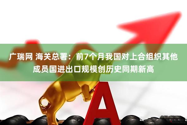 广瑞网 海关总署：前7个月我国对上合组织其他成员国进出口规模创历史同期新高